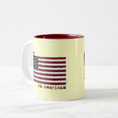 ICH BIN eine amerikanische Tasse (Vorderseite Links)