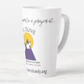 Ich bin eine Antwort auf ein Gebet! Milchtasse (Rechte Ecke)