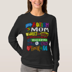 Ich bin eine Autismus Mama Wallet Empty Proud Auti T-Shirt