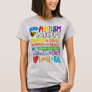 Ich bin eine Autismus Mama Wallet Empty Proud Auti T-Shirt