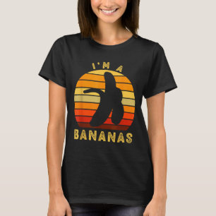 Ich bin eine Bananen Lustige Retro Vintage Banane T-Shirt