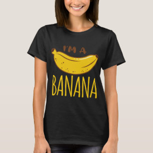 Ich bin eine Bananenparty Obst Vegan Vegetarisch L T-Shirt