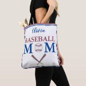 Ich bin eine Baseball-Mama Personalisiert Tasche (Von Nahem)
