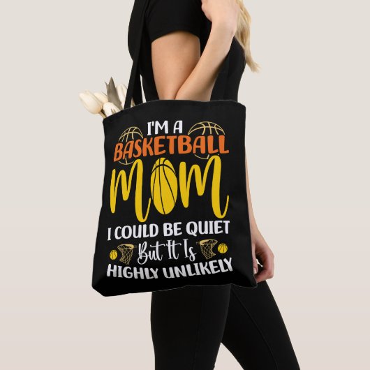 Ich bin eine Basketball-Mama, die ich für leise Mü Tasche (Von Nahem)