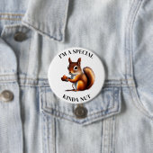 Ich bin eine besondere Art von Nut | Funny Squirre Button (Beispiel)