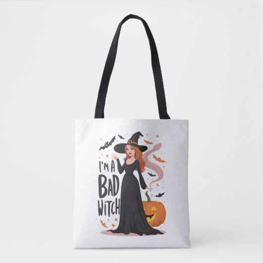 Ich bin eine böse Hexe Tasche (Vorderseite)