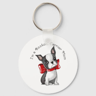 *Ich bin eine Boston Terrier Mama* Adorable Dog Schlüsselanhänger