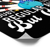 Ich bin eine Bowling-Tante einer Bowlertante, Bowl Poster (Ecke)