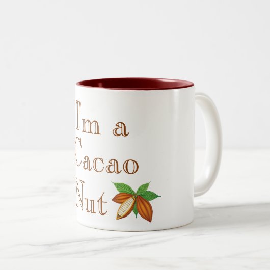 Ich bin eine Cacao Nut Coffee Tasse (VorderseiteRechts)