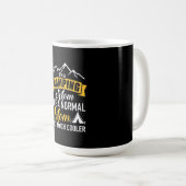 Ich bin eine Camping Mutter Kaffeetasse (VorderseiteRechts)