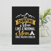 Ich bin eine Camping Mutter Save The Date (Stehend Vorderseite)