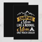 Ich bin eine Camping Mutter Save The Date (Vorne/Hinten)