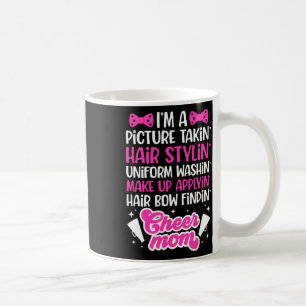 Ich bin eine Cheer-Mom einer Cheerleader-Mutter Ch Kaffeetasse