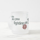 Ich bin eine christliche mattierte Tasse des (Vorderseite Links)