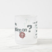 Ich bin eine christliche mattierte Tasse des (Mittel)