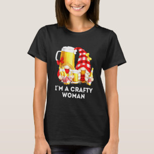 Ich bin eine clevere Frau für Bier mit betrunkenen T-Shirt