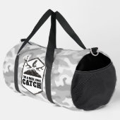Ich bin eine Coole Catch-Graue-Camouflage Duffle Bag (Rechte Ecke)
