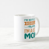 Ich bin eine Coole Mama Kaffeetasse (VorderseiteRechts)