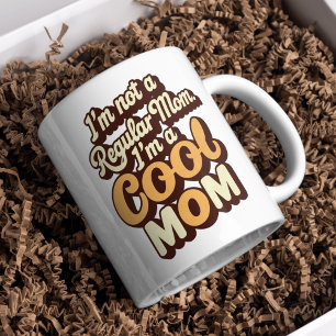 Ich bin eine coole Mama Modern Funny Retro Mom Kaffeetasse
