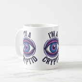 Ich bin eine Cryptid Coffee Drink Tasse (Vorderseite Links)
