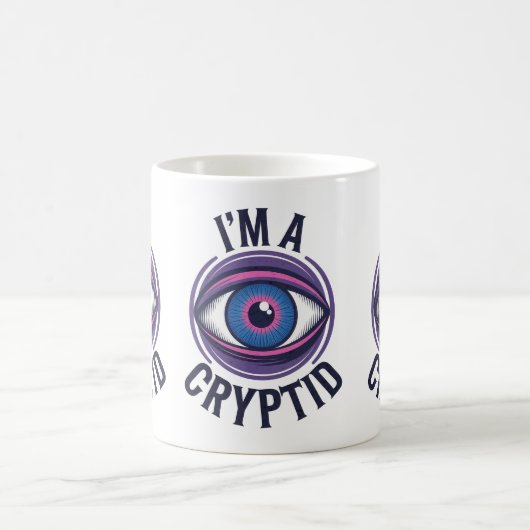 Ich bin eine Cryptid Coffee Drink Tasse (Mittel)
