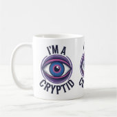 Ich bin eine Cryptid Coffee Drink Tasse (Links)