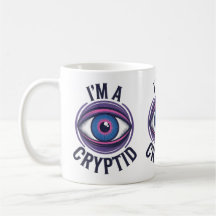 Ich bin eine Cryptid Coffee Drink Tasse