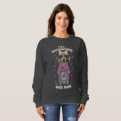 Ich bin eine Dachshund-Mama - Lila Pullover (Vorne ganz)