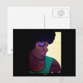 Ich bin eine Dame - Sunshine Postkarte (Vorne/Hinten)