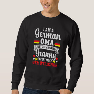 Ich bin eine deutsche Oma Oma Deutschland-Flagge Sweatshirt