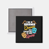 Ich bin eine Drama-Königin Magnet (Vorderseite/Rückseite)
