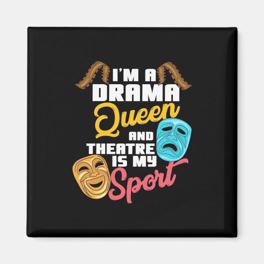 Ich bin eine Drama-Königin Magnet (Vorne)