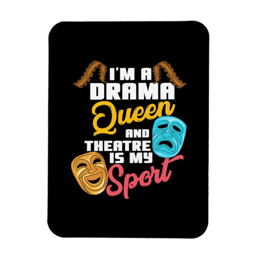 Ich bin eine Drama-Königin Magnet (Vertikal)