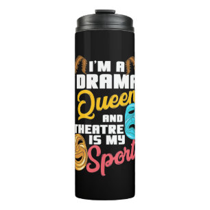Ich bin eine Drama-Königin Thermosbecher