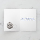 Ich bin eine Dummy und du hältst die Striche Perso Karte (Innenseite)