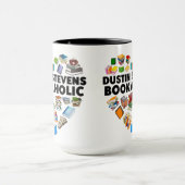 Ich bin eine Dustin Stevens Bookaholic-Tasse Tasse (Zentrum)