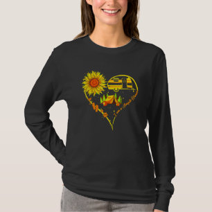 Ich bin eine einfache Frau Camping Hund Wein Flip  T-Shirt