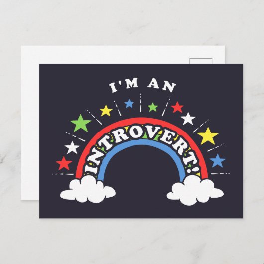 Ich bin eine Einführung Postkarte (Vorne/Hinten)