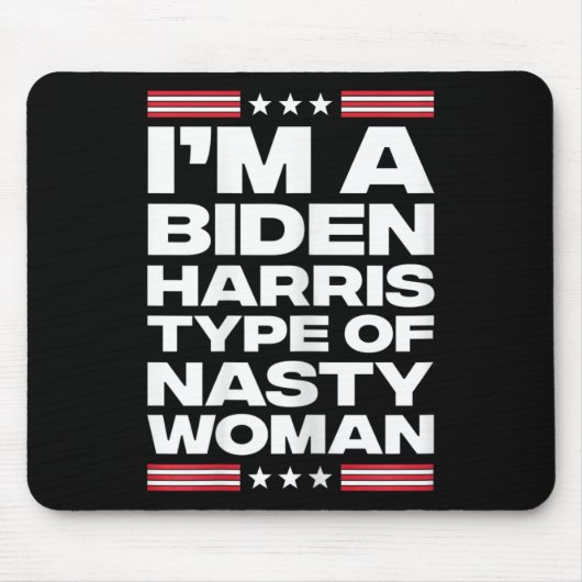 Ich bin eine Eklige Harris-Frau Mousepad (Vorne)