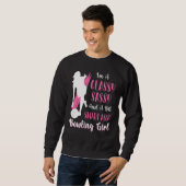 Ich bin eine elegante, freche und ein bisschen cle sweatshirt (Vorne ganz)