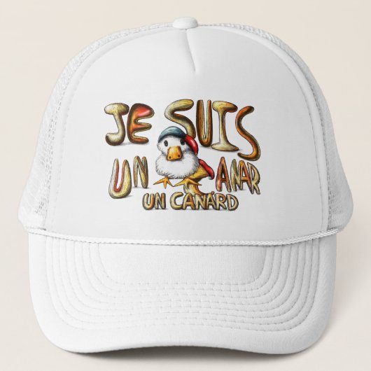 ich bin eine Ente Truckerkappe (Vorderseite)