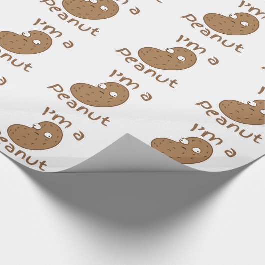 Ich bin eine ERDNUSS Geschenkpapier (Ecke)