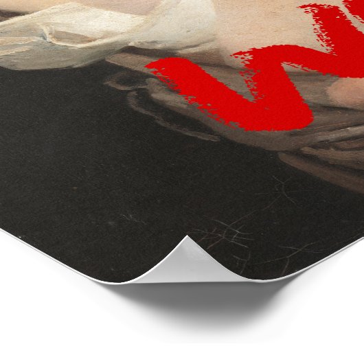 Ich bin eine erwachsene Frau, die einen Zitat aus  Poster (Ecke)