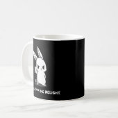 Ich bin eine Fing-Freude Kaffeetasse (Vorderseite Links)