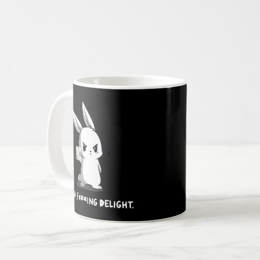 Ich bin eine Fing-Freude Kaffeetasse (Vorderseite Links)