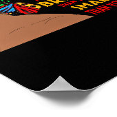 Ich bin eine Fisch-Frau, die ich stärker bin, als  Poster (Ecke)