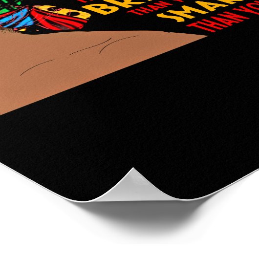 Ich bin eine Fisch-Frau, die ich stärker bin, als  Poster (Ecke)