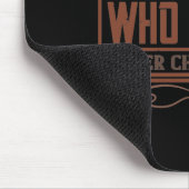 Ich bin eine Frau, die ihre Schokolade Will Mousepad (Ecke)