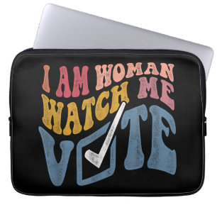 Ich bin eine Frau, die mir zusehen kann, wie ich 2 Laptopschutzhülle