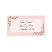 Ich bin eine Frau, die weiß Adressaufkleber (Vorne)